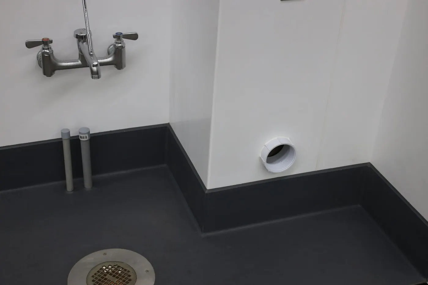 Eco-Grip sealed around a floor drain